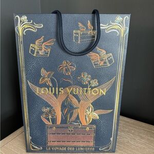 Louis Vuitton Le Voyage Des Lumieres Shopping/Gift Bag  AUTHENTIC & Rare